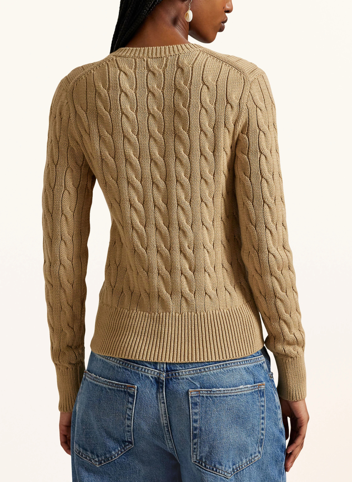 POLO RALPH LAUREN Strickjacke – CAMEL