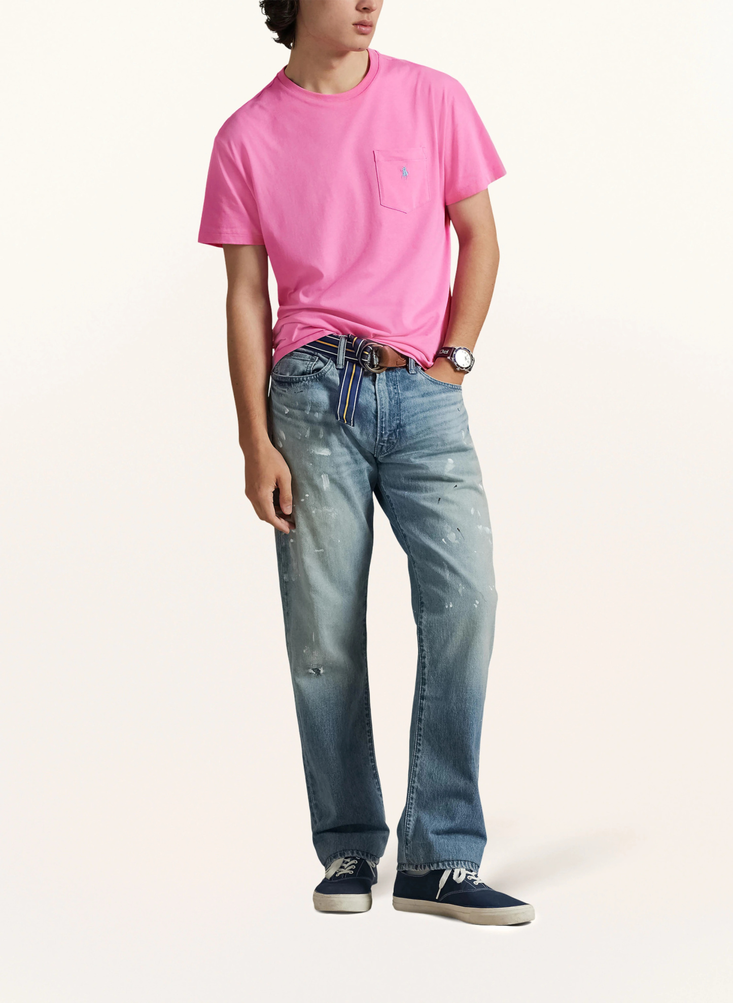 POLO RALPH LAUREN T-Shirt – PINK / TÜRKIS