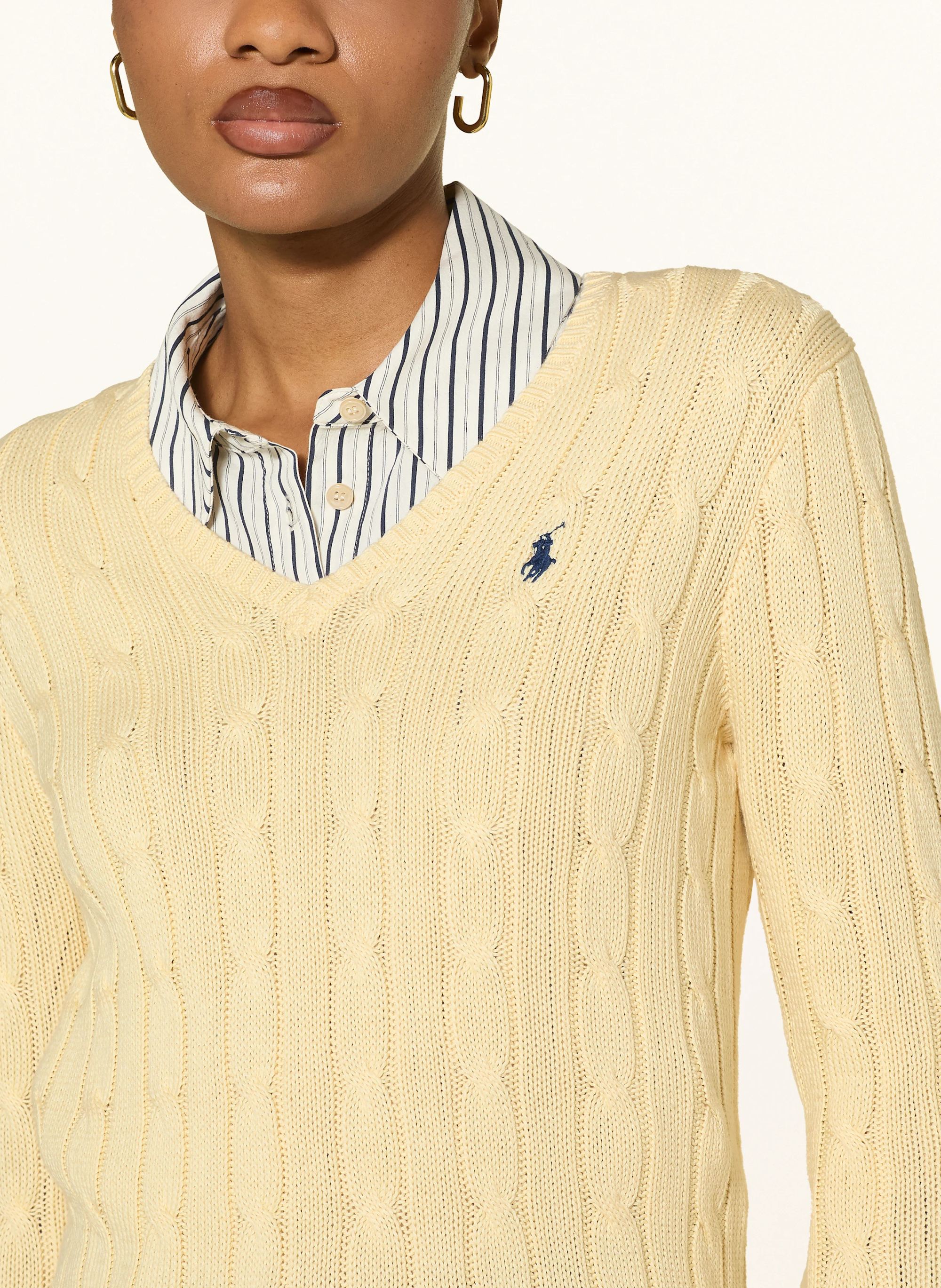 POLO RALPH LAUREN Pullover – HELLGELB