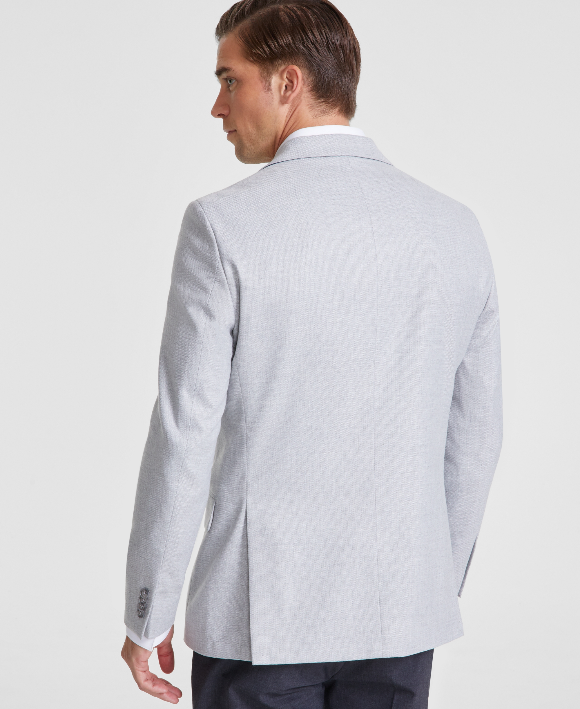 Tommy Hilfiger Men's Modern-Fit Solid Grey Sport Coat - Light Grey