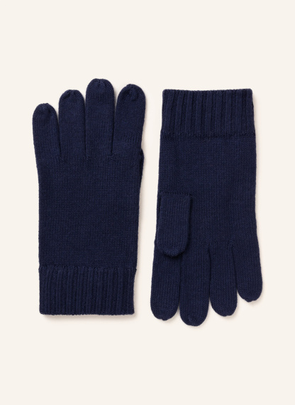 POLO RALPH LAUREN Handschuhe aus Merinowolle – DUNKELBLAU