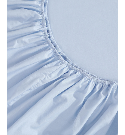 Tommy Hilfiger Solid 200-Thread Count Cotton Percale Sheet Set - Blue