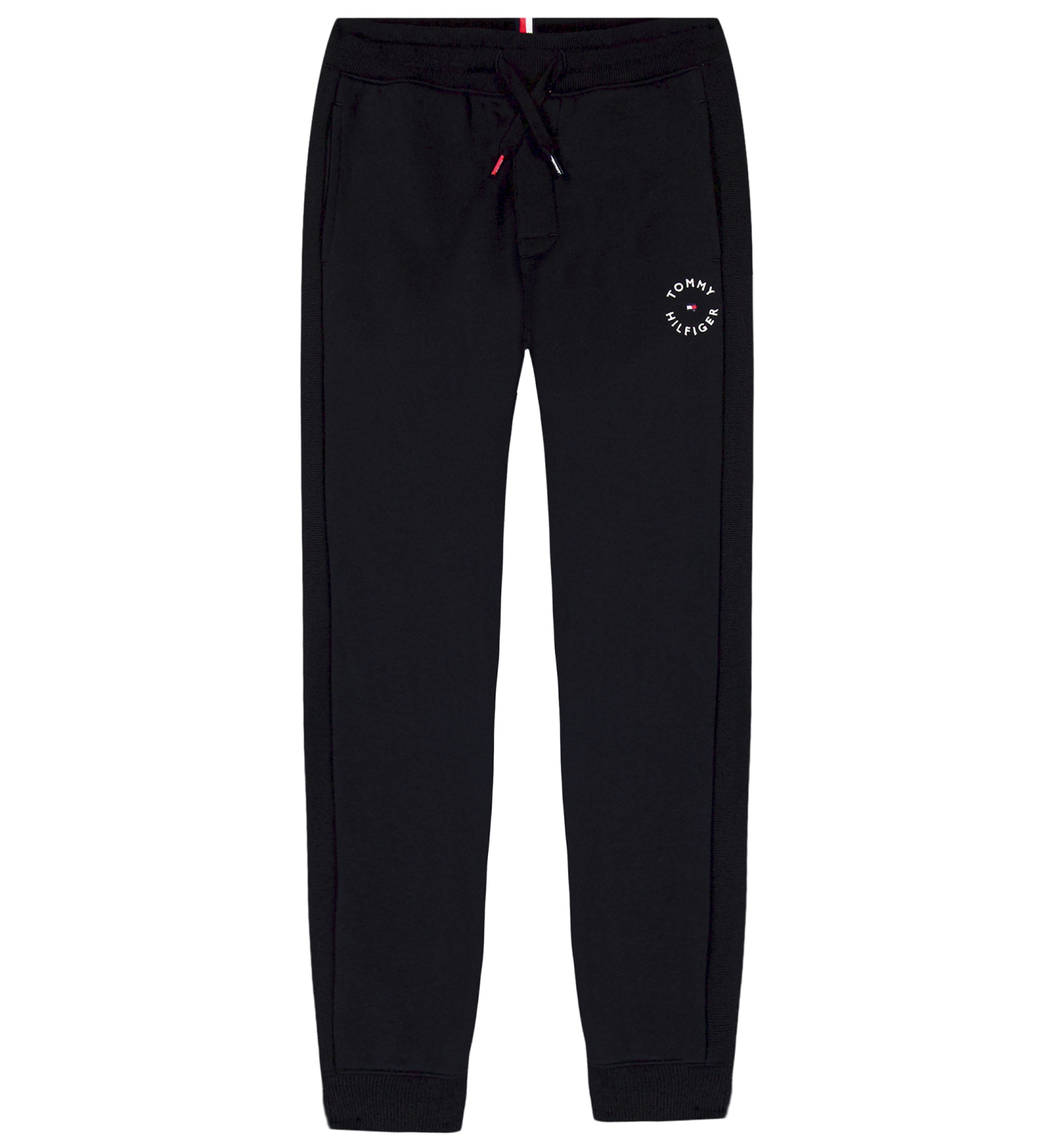 Tommy Hilfiger Boys' 8-20 Logo Knit Jogger Pants - Black