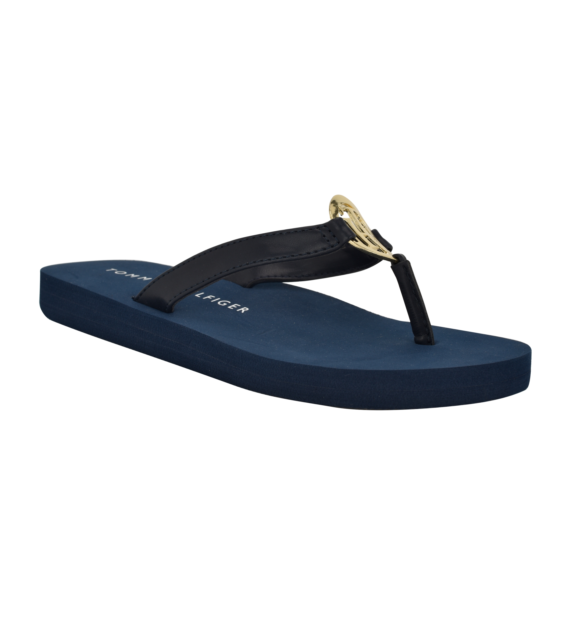 Tommy Hilfiger Women's Crelina Logo Flip Flop Sandals - Dark Blue