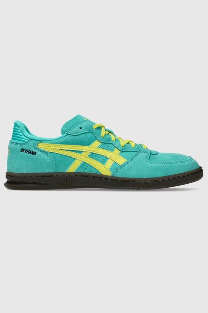 ASICS Skyhand OG Suede Sportstyle Sneakers - Waterfall/Lemon Spark
