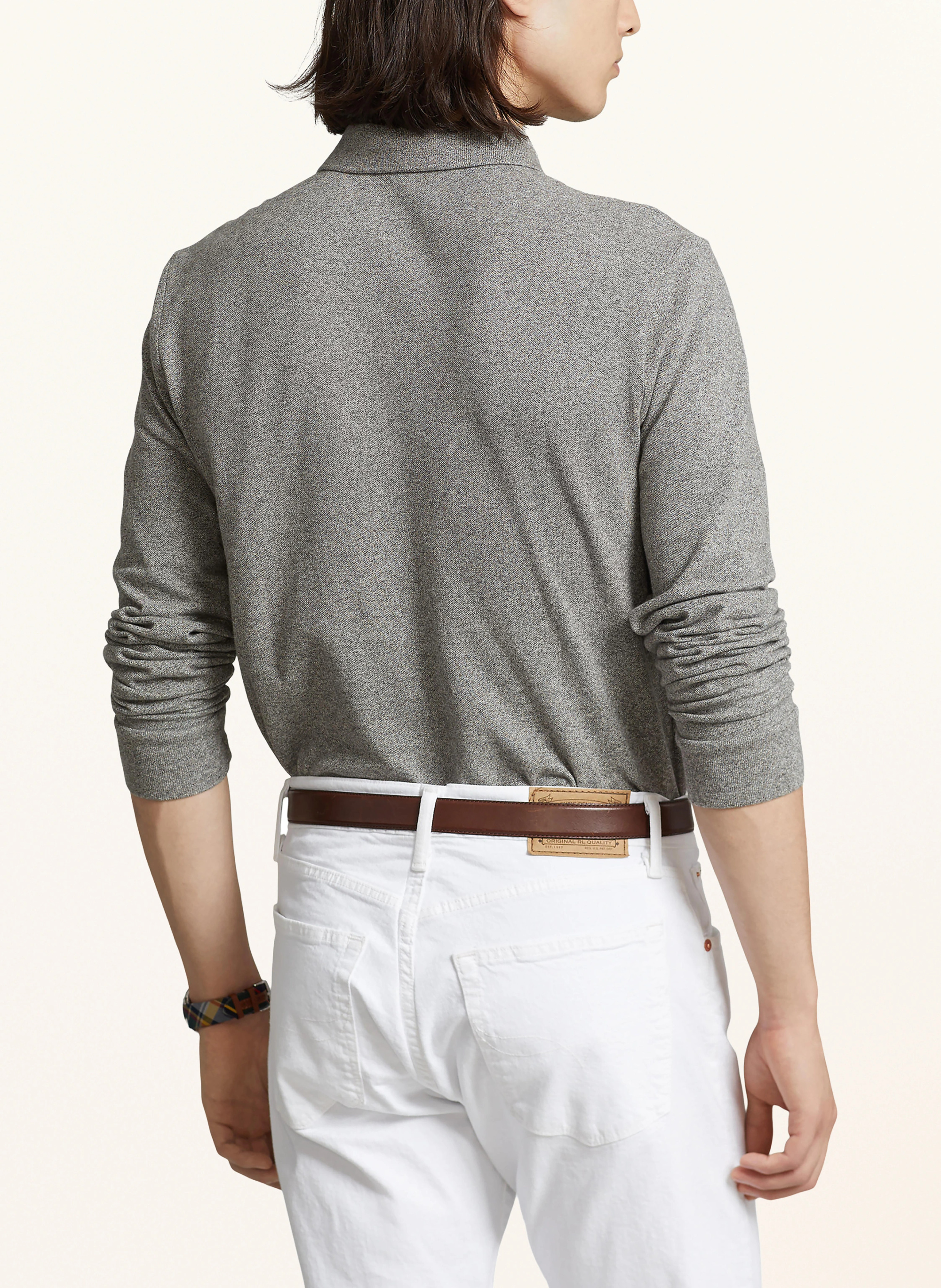 POLO RALPH LAUREN Piqué-Poloshirt Slim Fit – GRAU