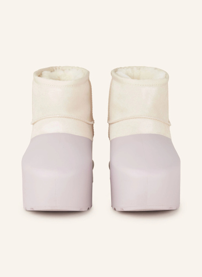 UGG Boots CLASSIC MINI PUMPED – HELLLILA / CREME