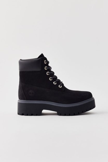 Timberland Women's Stone Street 6-Inch Platform Waterproof Boots - Black