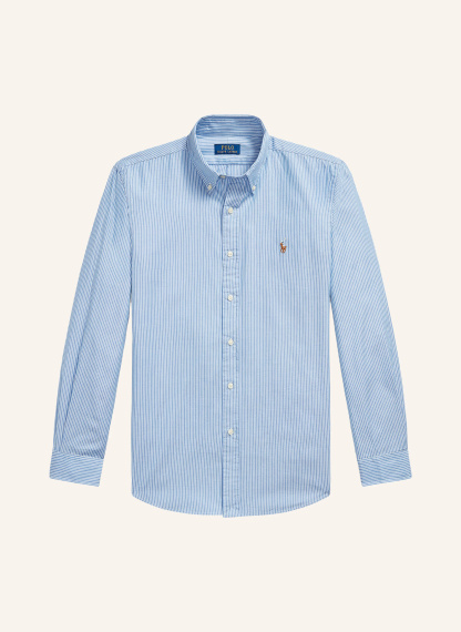 POLO RALPH LAUREN Oxfordhemd Custom Fit – BLAU / WEISS