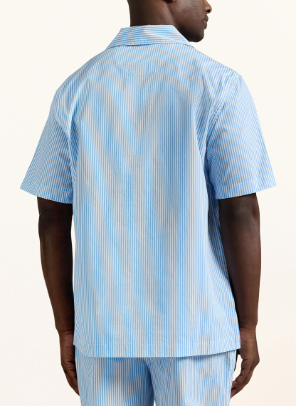 POLO RALPH LAUREN Schlafshirt – HELLBLAU / WEISS