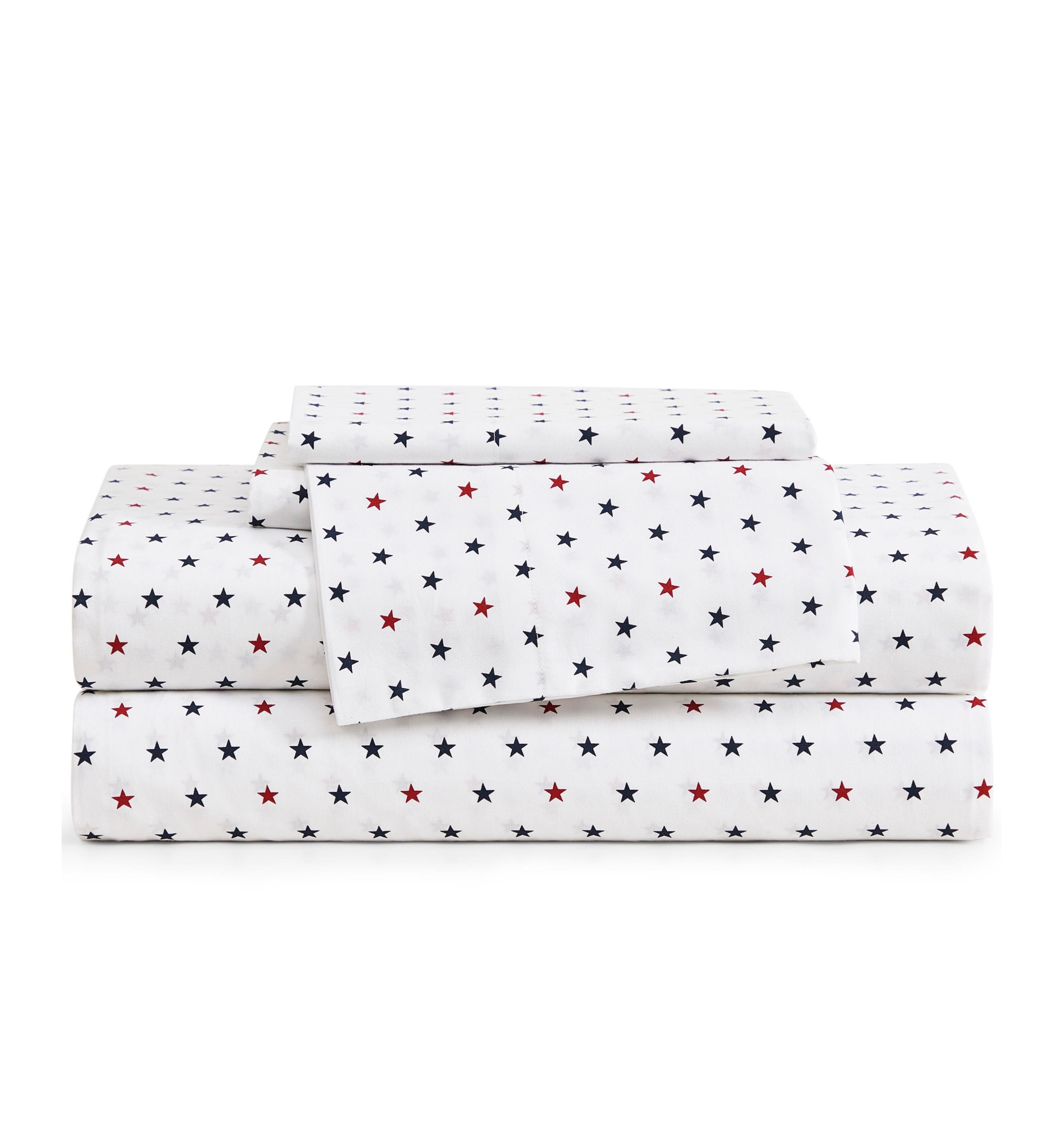 Tommy Hilfiger Printed 200-Thread Count Cotton Percale Sheet Set - Daystar Blue