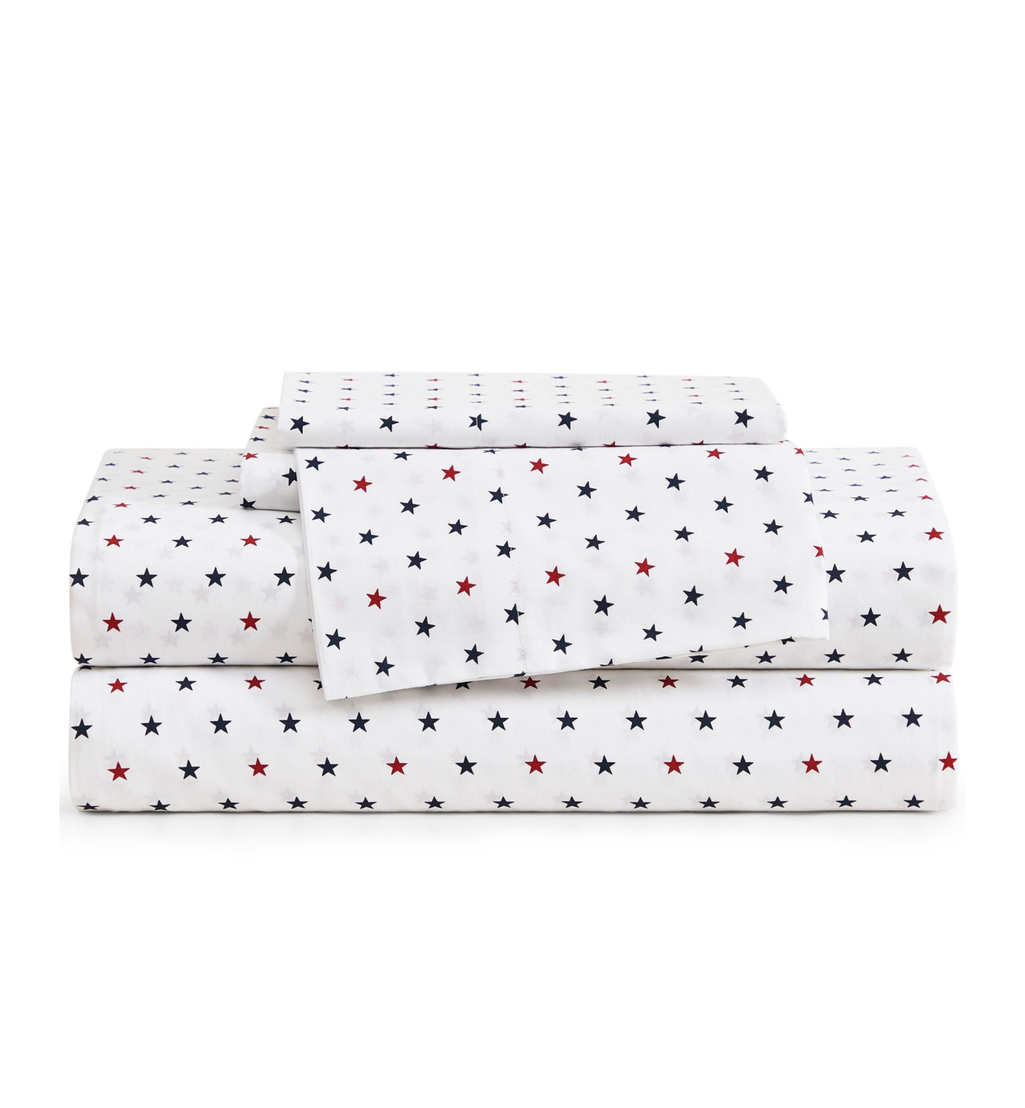 Tommy Hilfiger Printed 200-Thread Count Cotton Percale Sheet Set - Daystar Blue