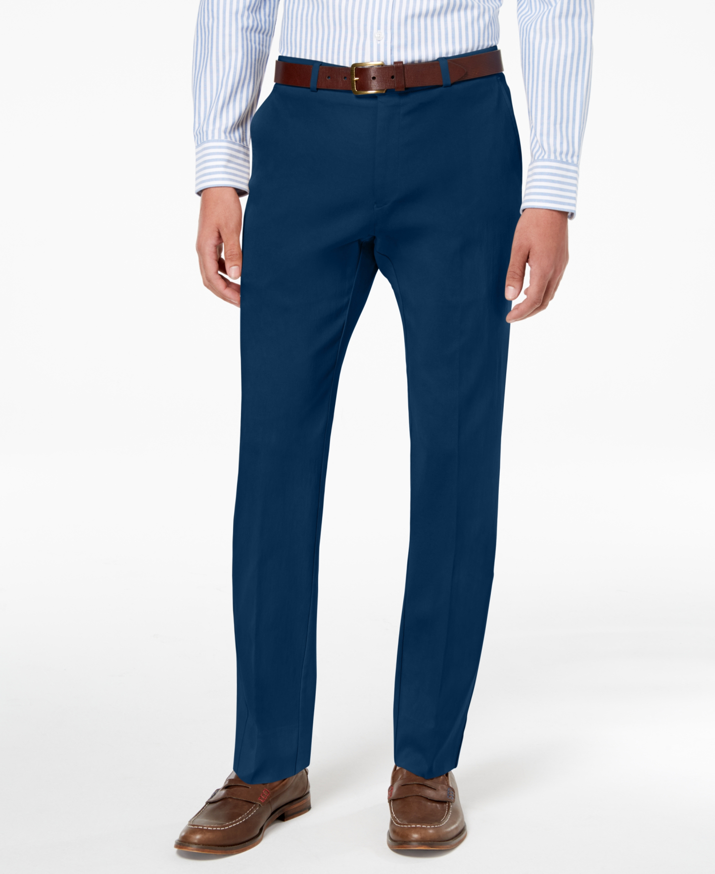 Tommy Hilfiger Men's Modern-Fit TH Flex Stretch Solid Performance Pants - Navy
