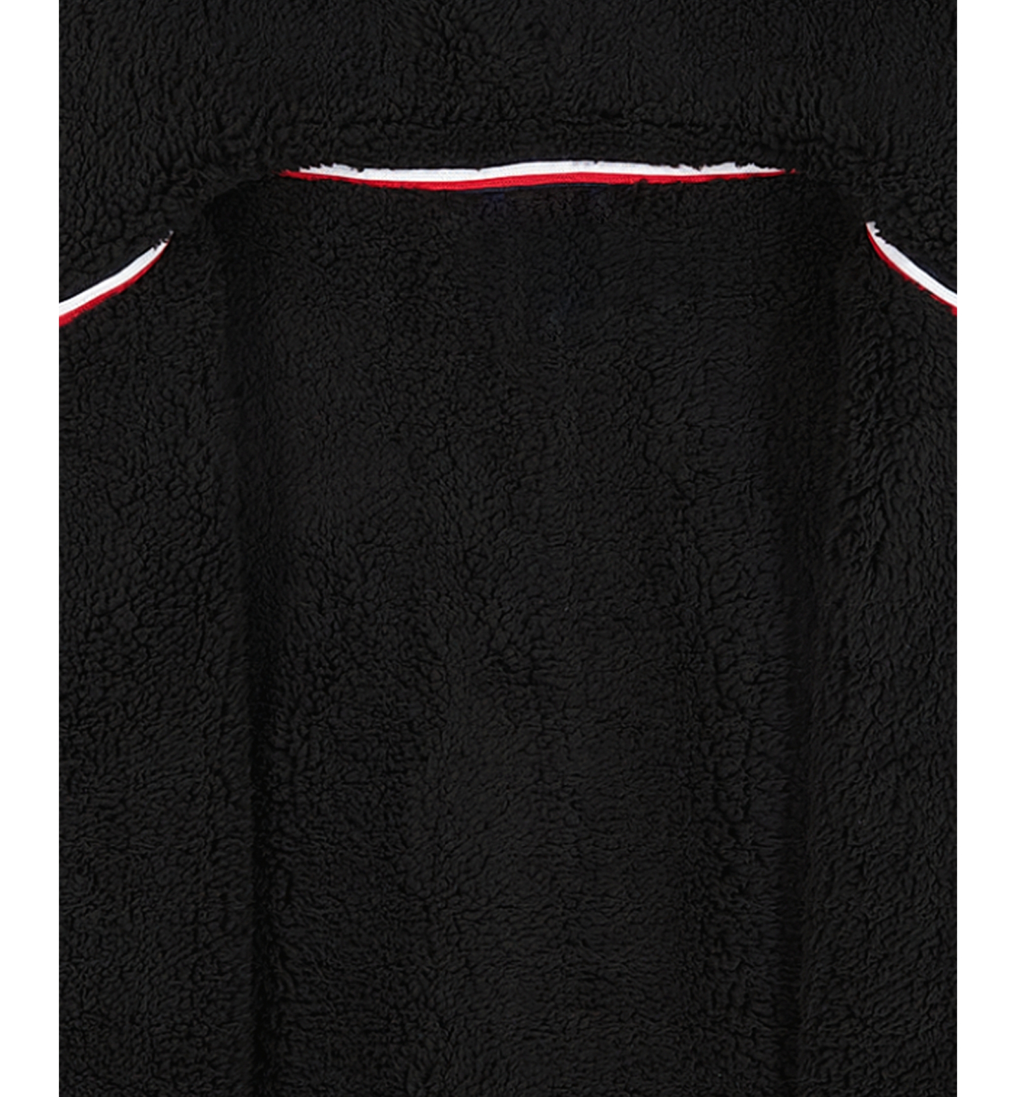 Tommy Hilfiger Boys' Signature Sherpa Lined Full Zip Hoodie - Black