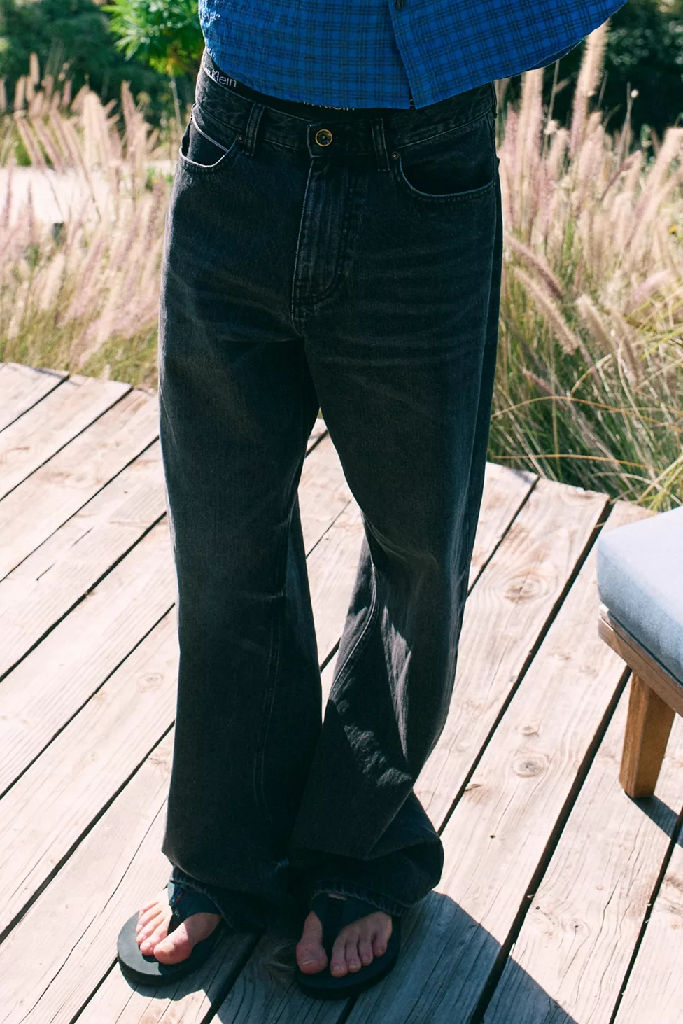 BDG Nitro Premium Selvedge Denim Baggy Fit Jeans - Midnight Selvedge