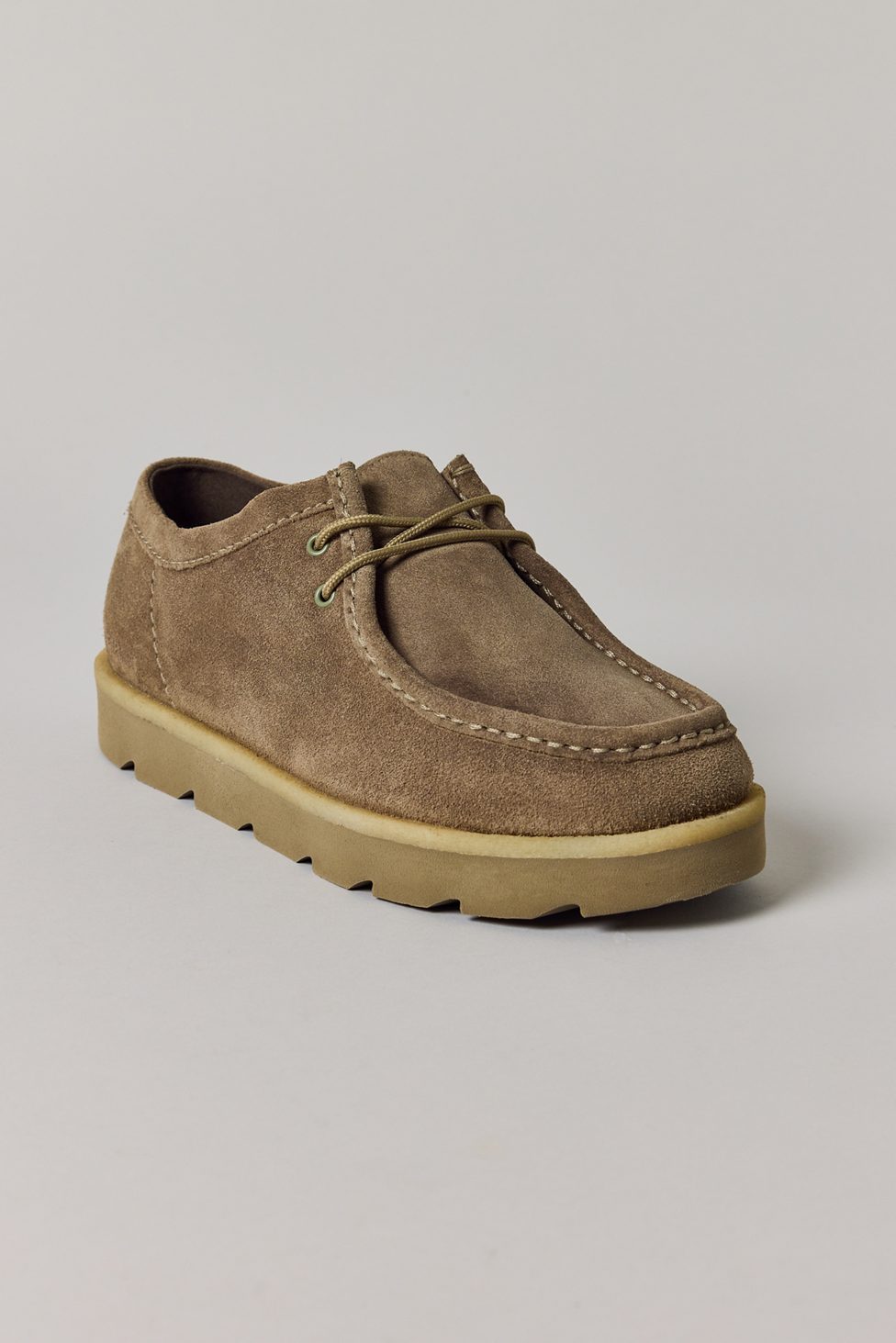 Clarks Men's Meare Walla Suede Shoes - Smoke Grey Suede