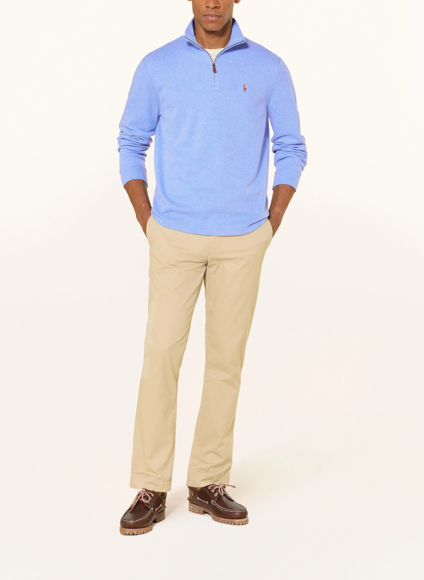 POLO RALPH LAUREN Sweat-Troyer – HELLBLAU