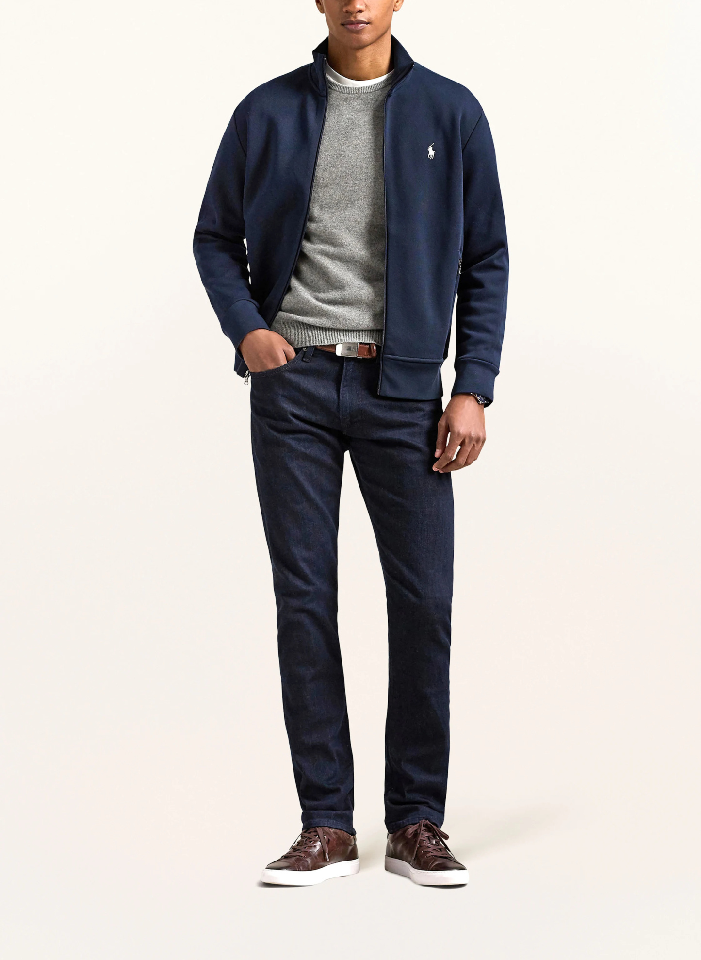 POLO RALPH LAUREN Sweatjacke – DUNKELBLAU