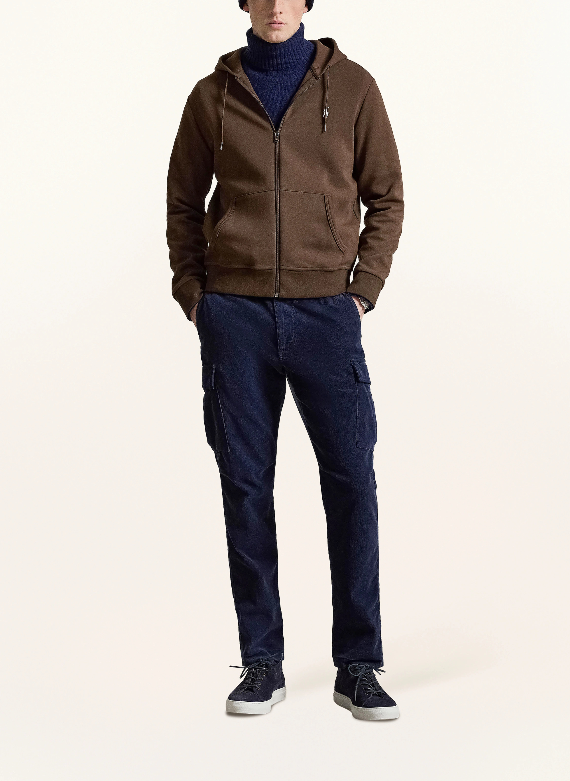 POLO RALPH LAUREN Sweatjacke – BRAUN