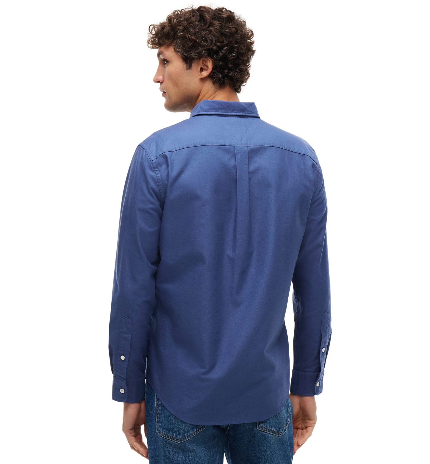 Tommy Hilfiger Men's Heritage Regular-Fit Oxford Shirt - Aegean Sea