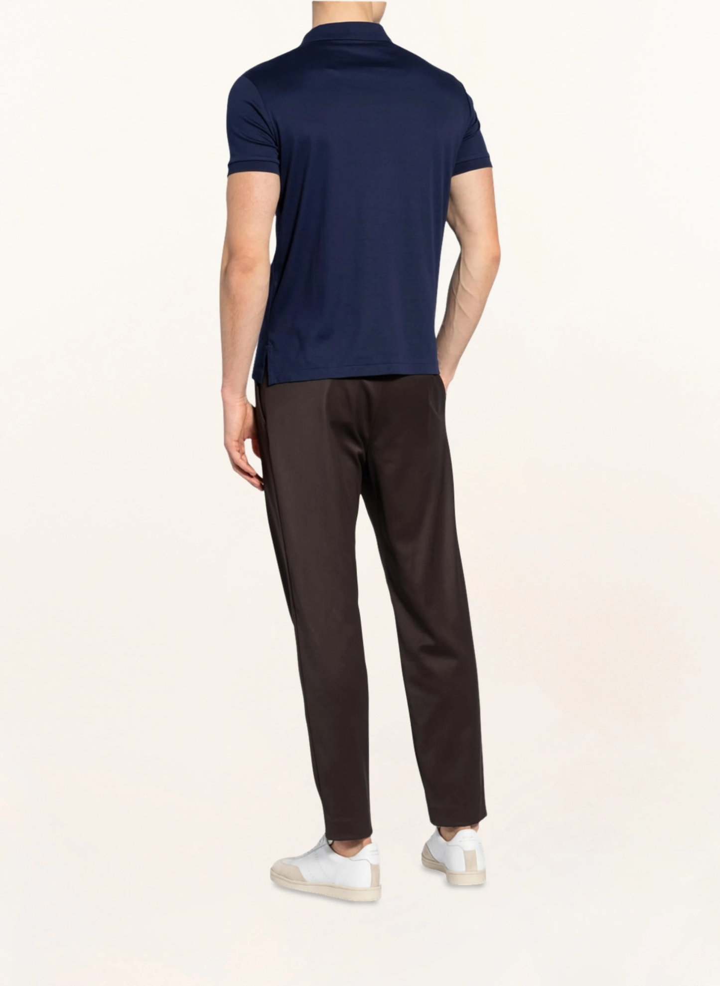 POLO RALPH LAUREN Jersey-Poloshirt Custom Slim Fit – DUNKELBLAU