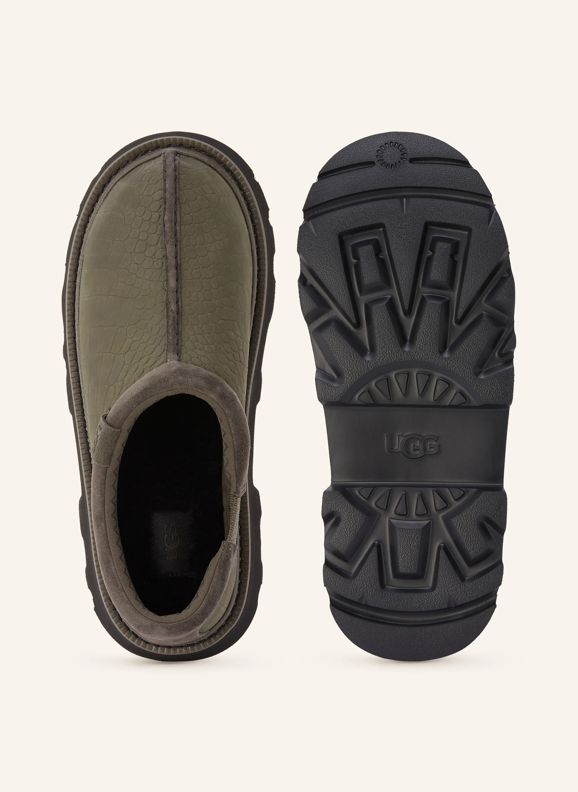 UGG Slipper TASMAN LUG – DUNKELGRAU