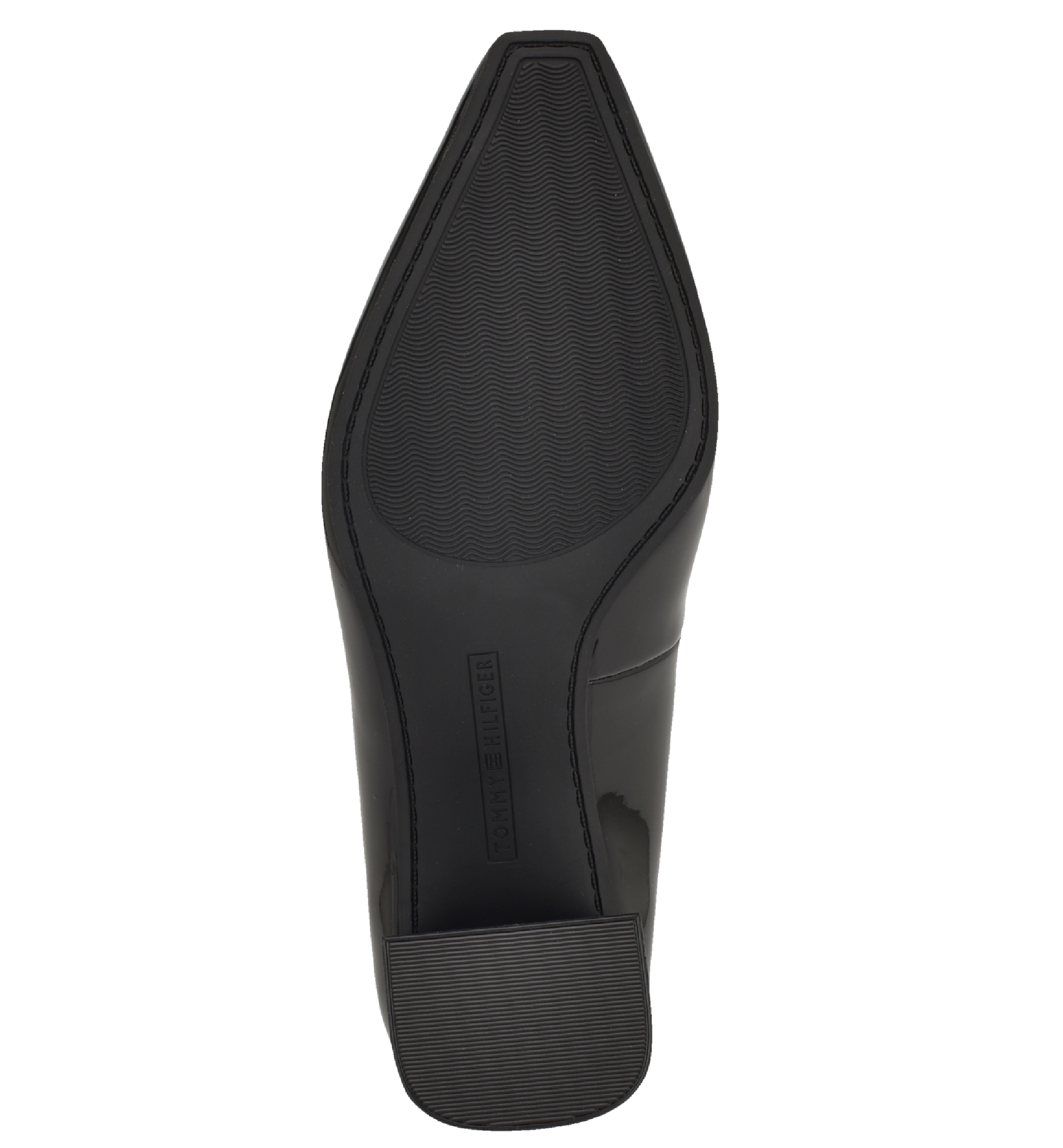 Tommy Hilfiger Women's Opheili Classic Block Heel Pumps - Black Patent