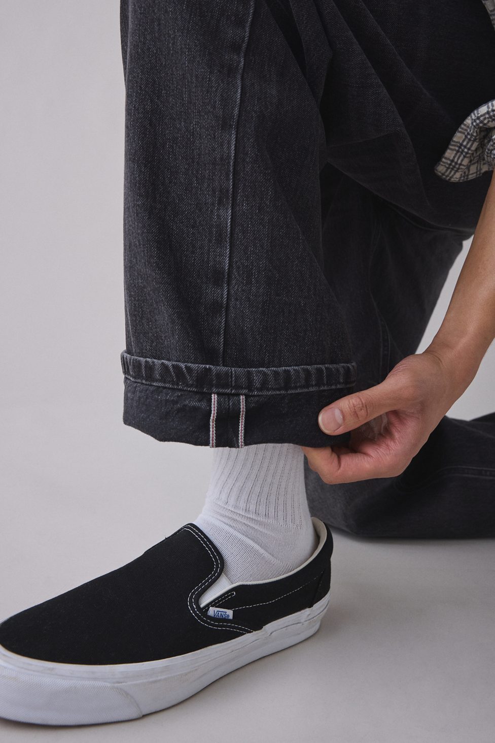 BDG Nitro Premium Selvedge Denim Baggy Fit Jeans - Midnight Selvedge