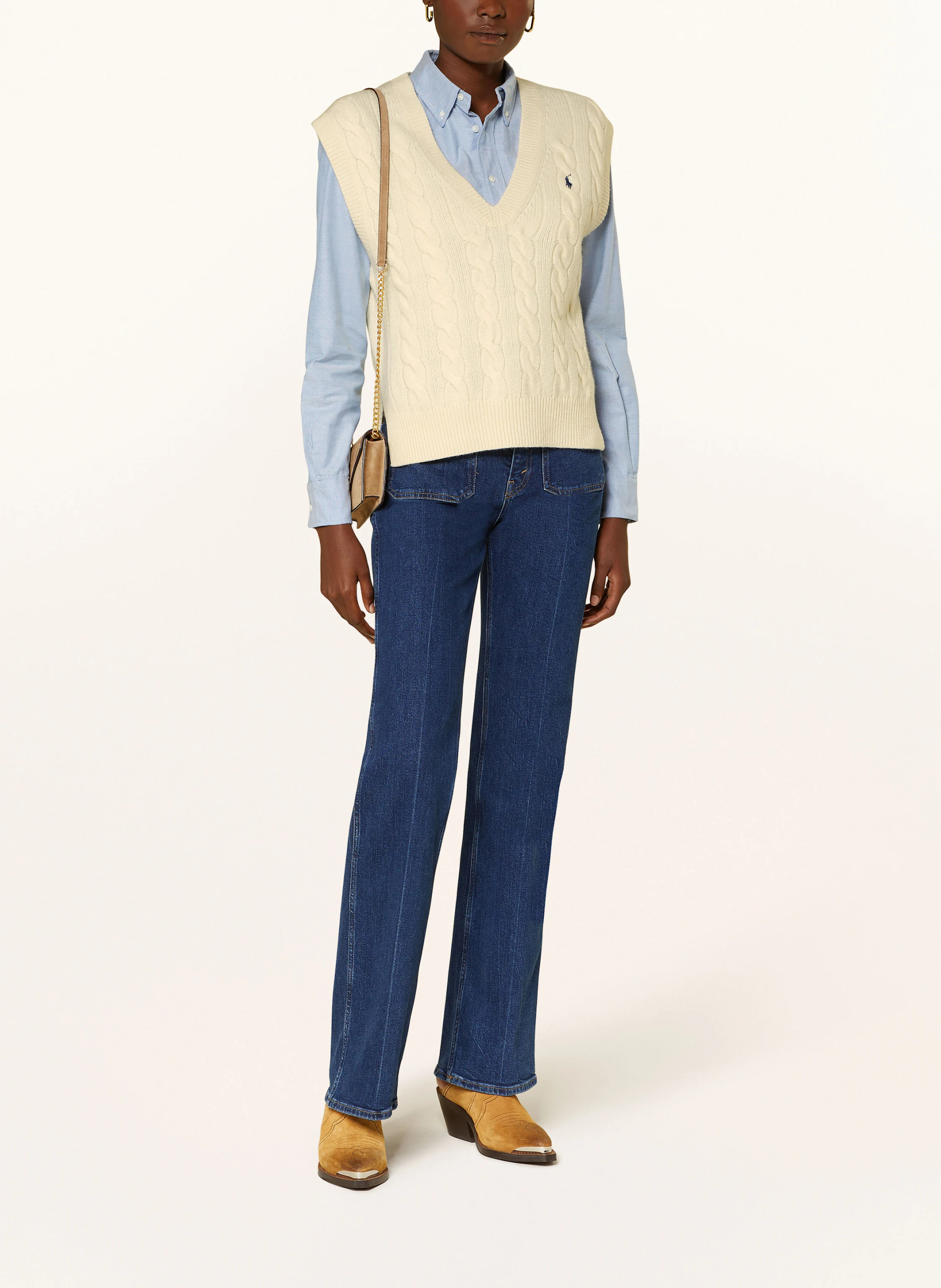 POLO RALPH LAUREN Pullunder – CREME