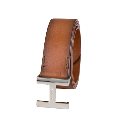 Tommy Hilfiger Women's H Monogram Buckle Belt - Tan