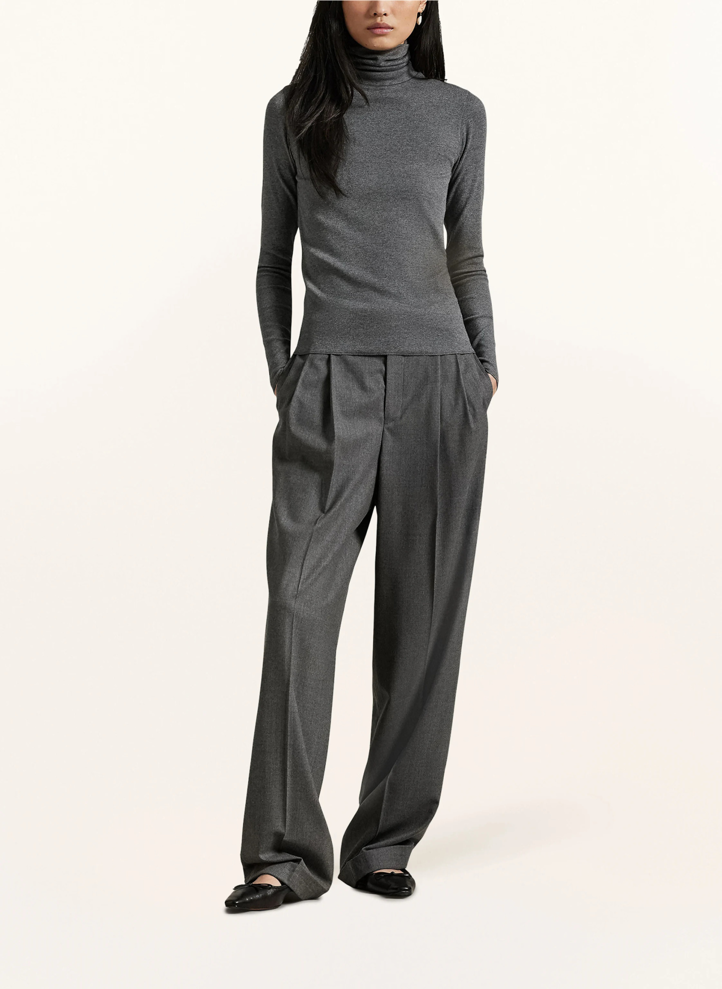POLO RALPH LAUREN Rollkragenpullover – GRAU