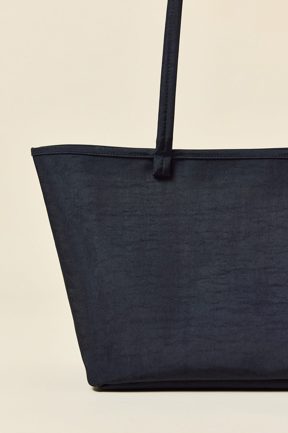 BAGGU Medium Nylon Reverse Tote Bag - Black Mix