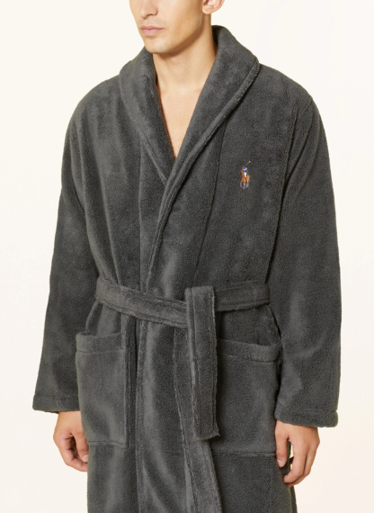 POLO RALPH LAUREN Herren-Bademantel – DUNKELGRAU