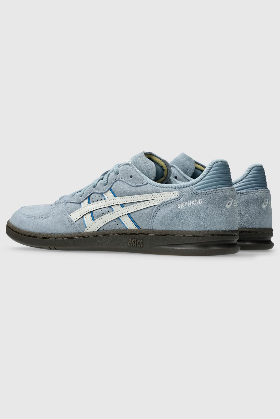 ASICS Skyhand OG Suede Sportstyle Sneakers - Slate Blue/Lake Grey