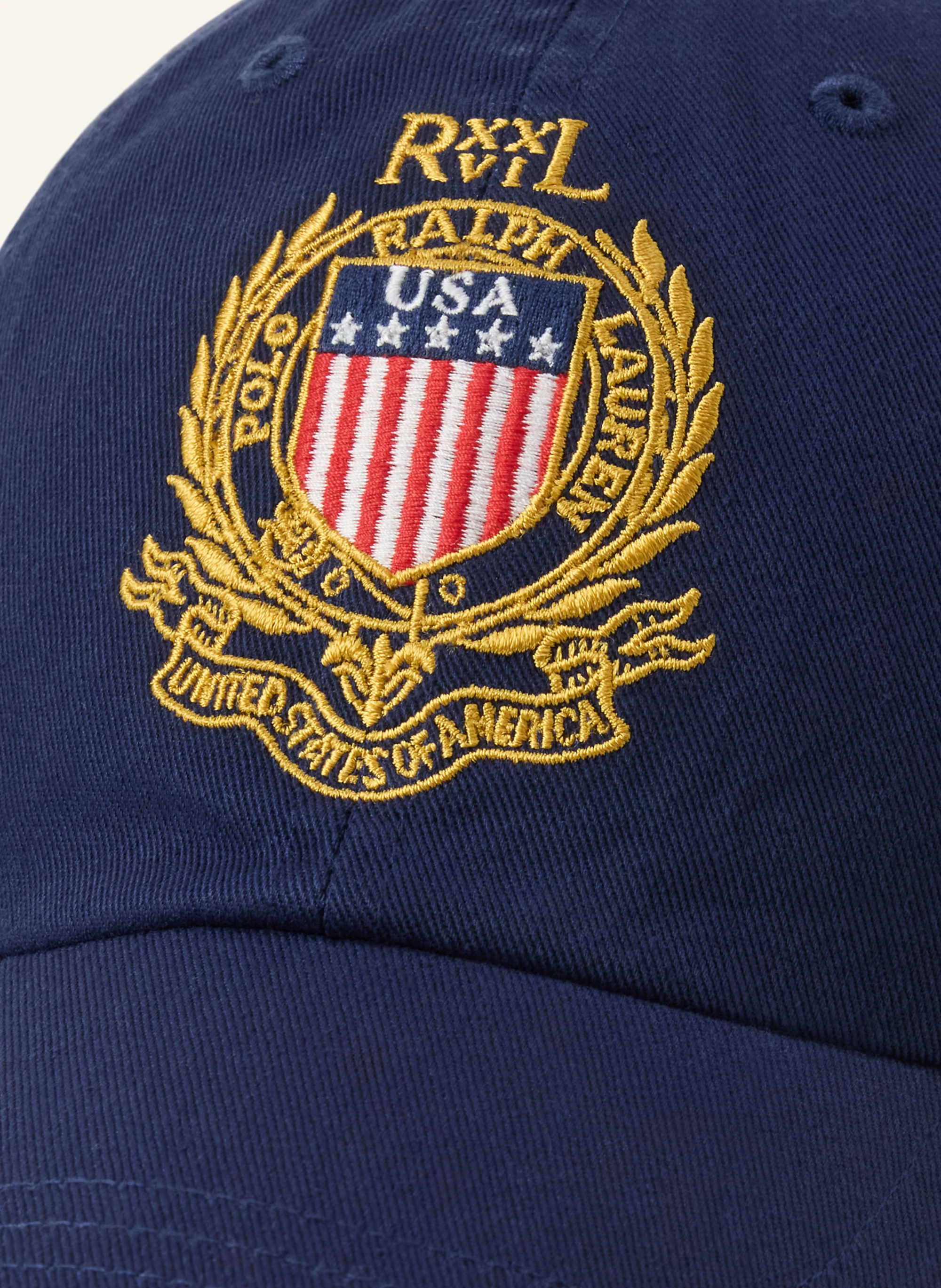 POLO RALPH LAUREN Cap – DUNKELBLAU / ROT / WEISS