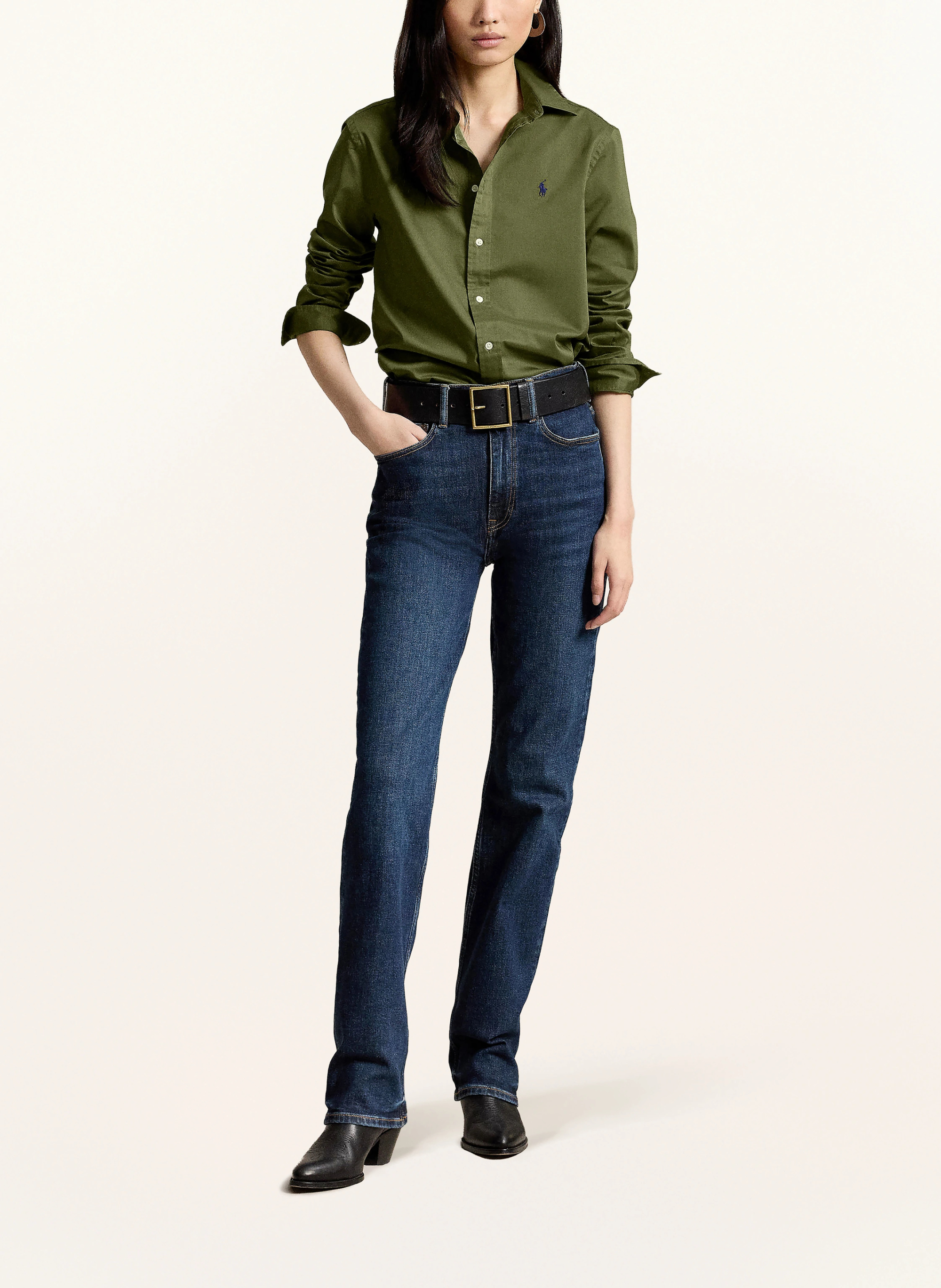 POLO RALPH LAUREN Hemdbluse – OLIV (1)