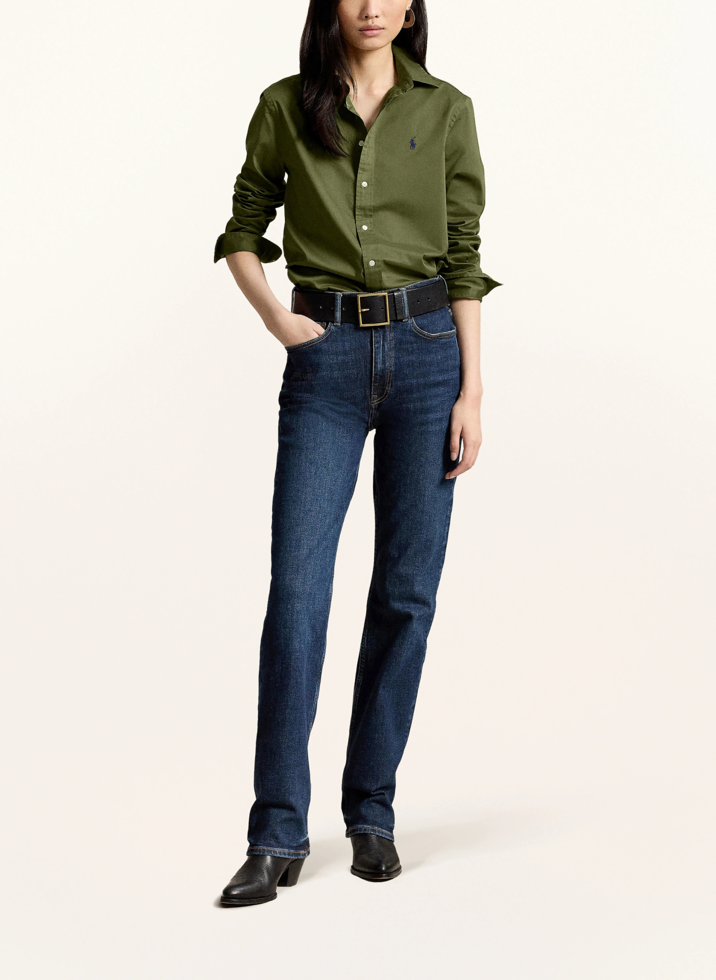 POLO RALPH LAUREN Hemdbluse – OLIV (1)