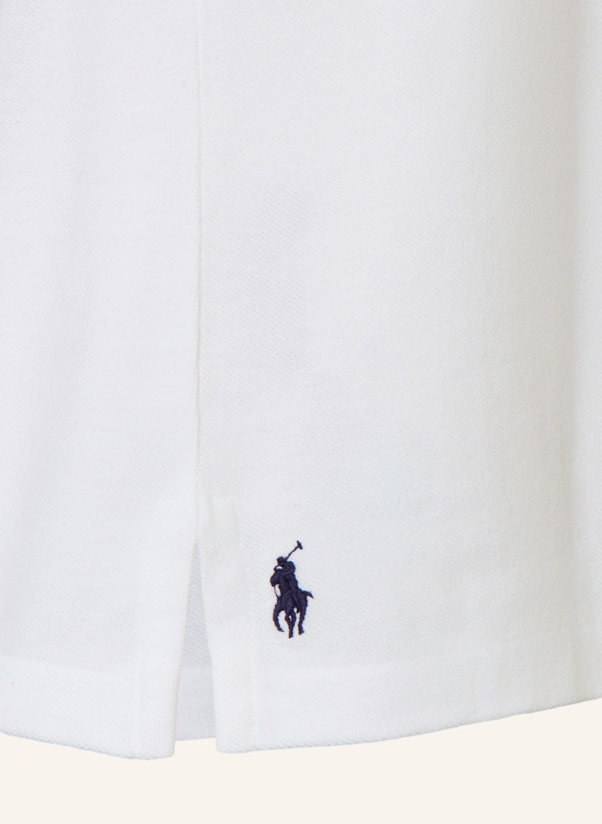 POLO RALPH LAUREN Piqué-Poloshirt – WEISS / DUNKELGELB / DUNKELBLAU