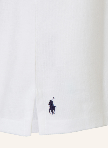 POLO RALPH LAUREN Piqué-Poloshirt – WEISS / DUNKELGELB / DUNKELBLAU