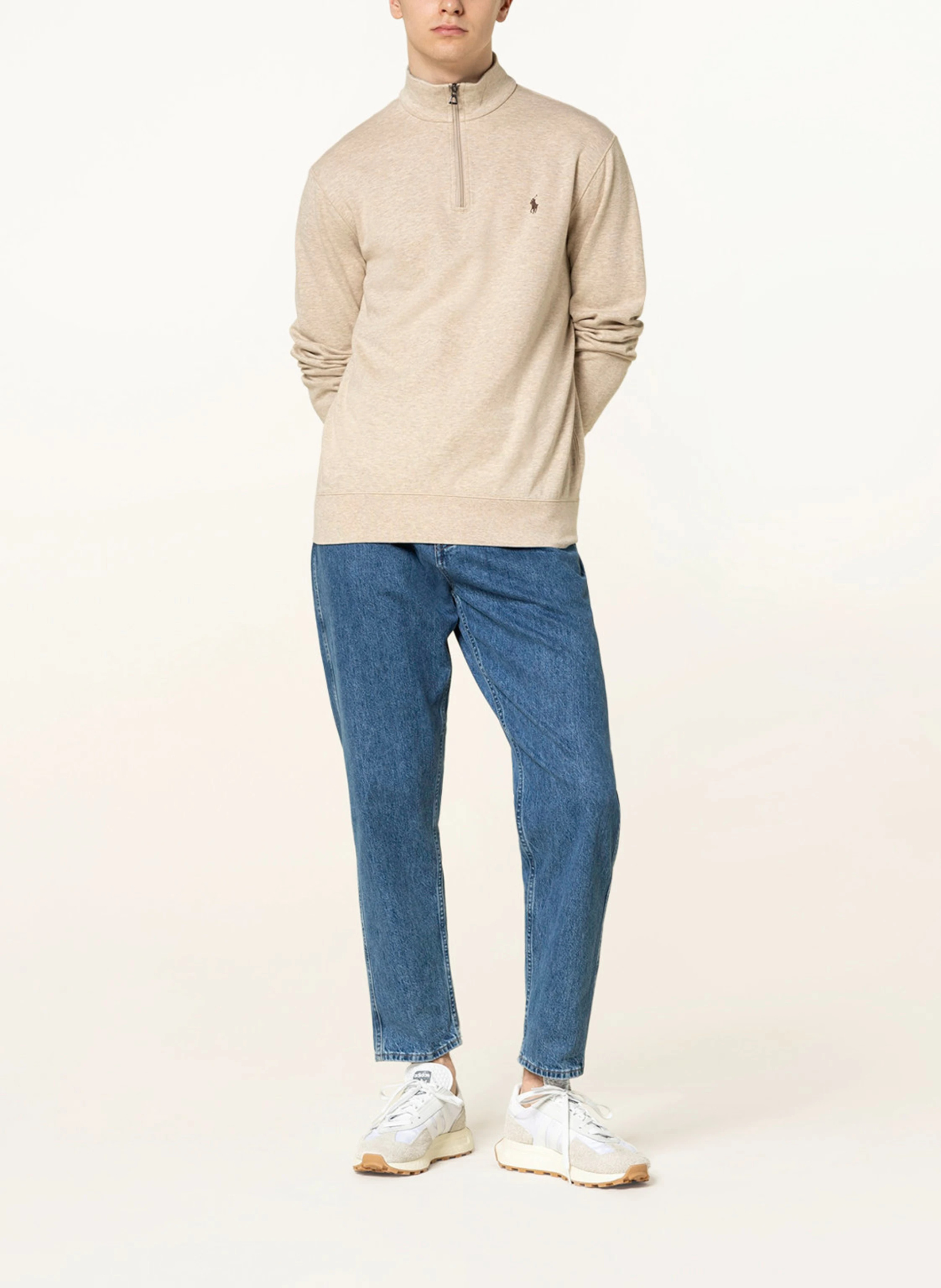 POLO RALPH LAUREN Sweat-Troyer – HELLBRAUN