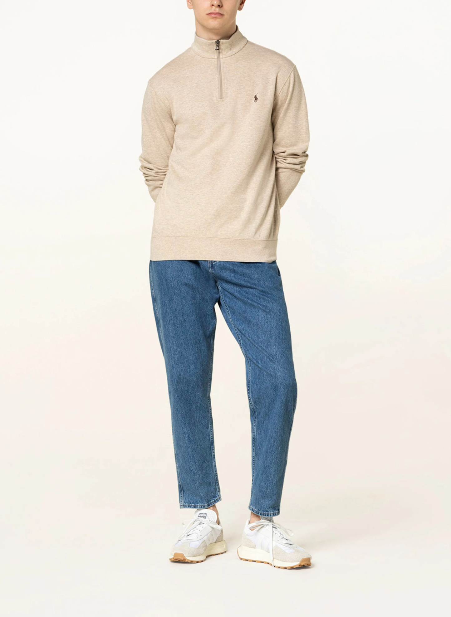 POLO RALPH LAUREN Sweat-Troyer – HELLBRAUN