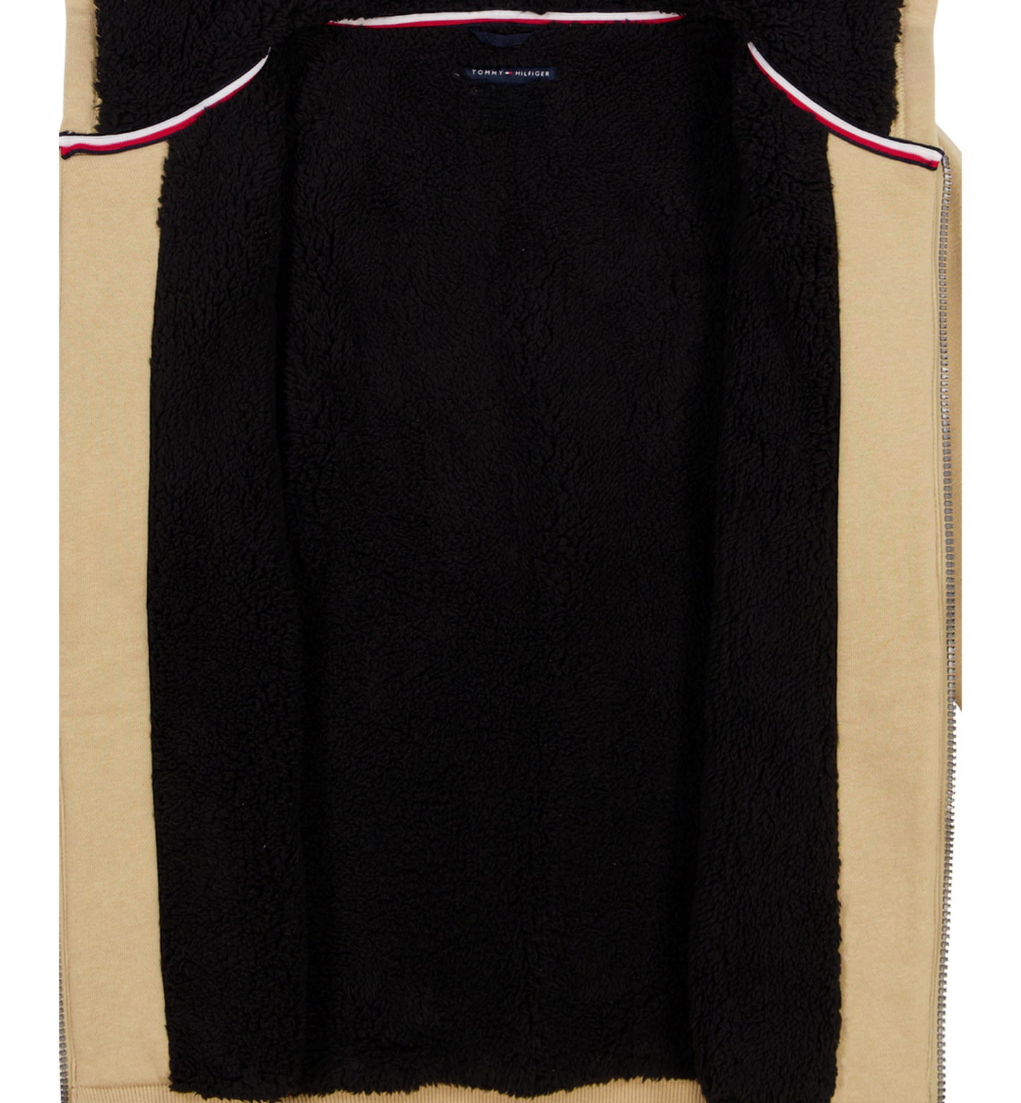 Tommy Hilfiger Boys' Signature Sherpa Lined Full Zip Hoodie - Incense