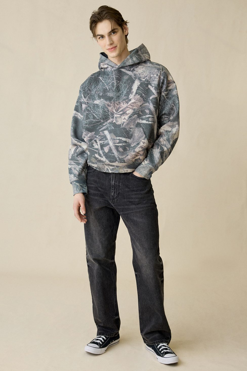 BDG Relaxed Straight Premium Selvedge Jeans - Black
