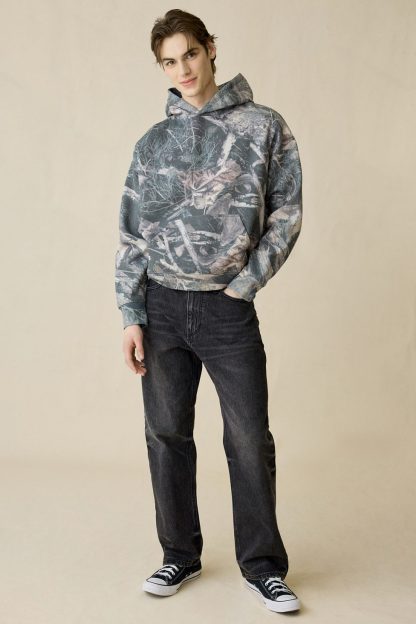BDG Relaxed Straight Premium Selvedge Jeans - Black