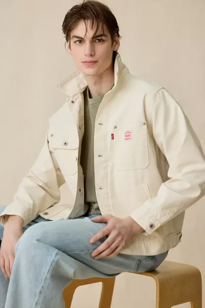 Levi’s® Sunrise Trucker Jacket - Undyed Ecru Greige