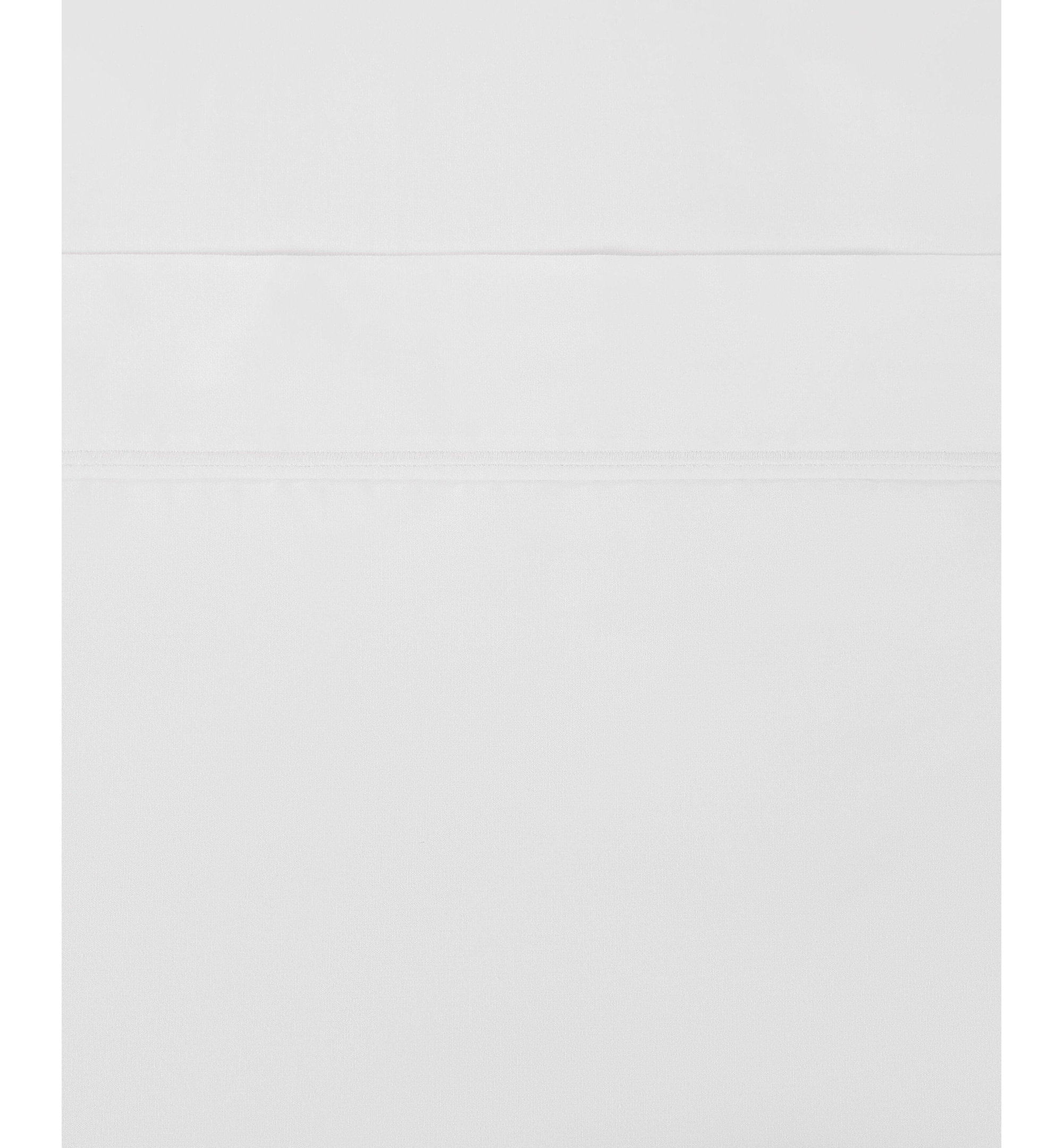 Tommy Hilfiger Solid 200-Thread Count Hem Stripe Cotton Percale Sheet Set - White