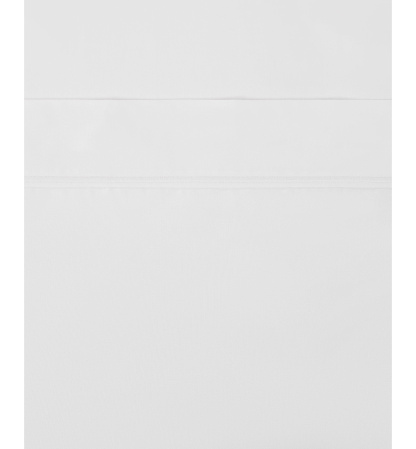 Tommy Hilfiger Solid 200-Thread Count Hem Stripe Cotton Percale Sheet Set - White