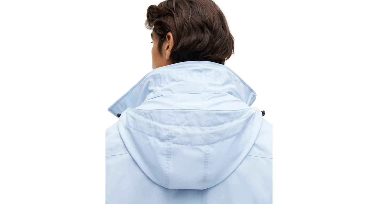 Tommy Hilfiger Men's Regatta Water Resistant Jacket - Sky Blue