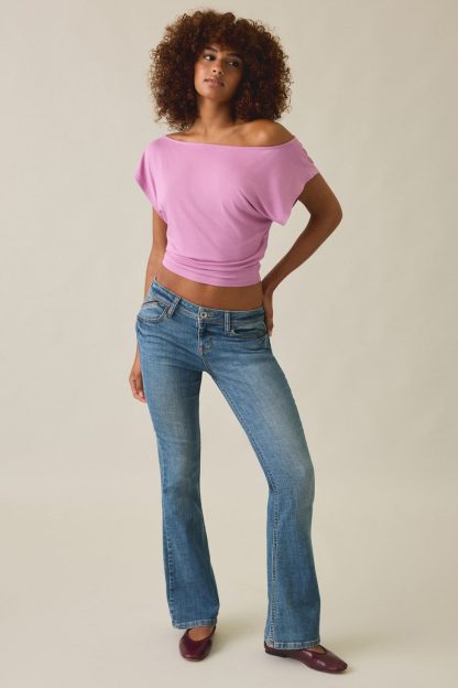 Out From Under Bid Day Open-Back Crop Top - Mauve