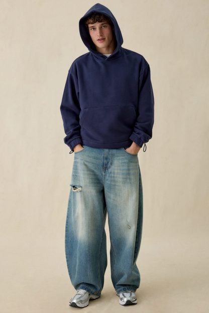 Standard Cloth Jump Shot Hoodie Sweatshirt - Peacoat